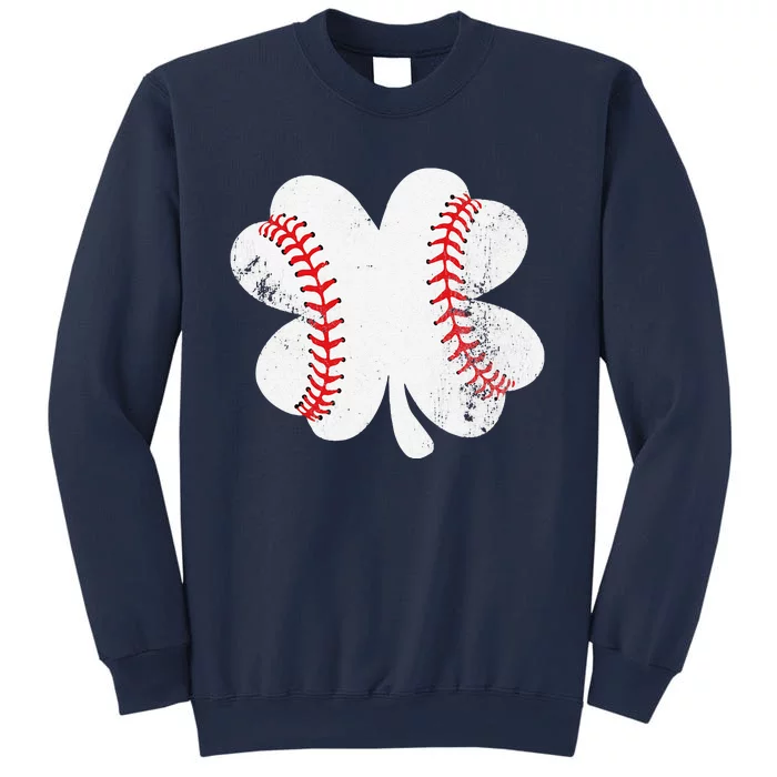 Baseball St Patricks Day Shamrock Catcher Pitchers Sweatshirt