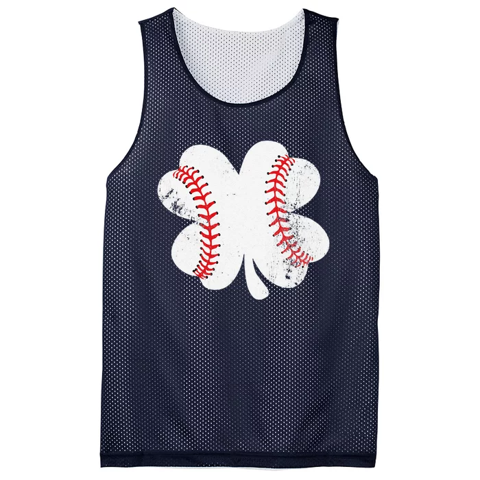 Baseball St Patricks Day Shamrock Catcher Pitchers Mesh Reversible Basketball Jersey Tank