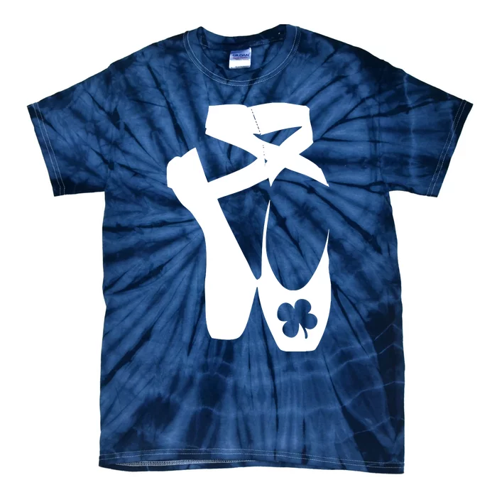 Ballerina St Patricks Day Ballet Dancer Dance Tie-Dye T-Shirt