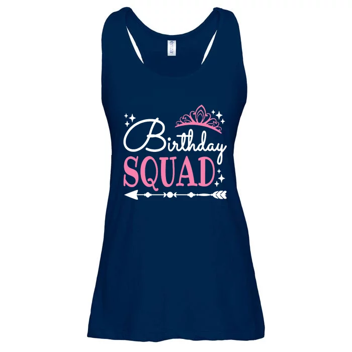 Birthday Squad Party Bday Queen Cute Ladies Essential Flowy Tank