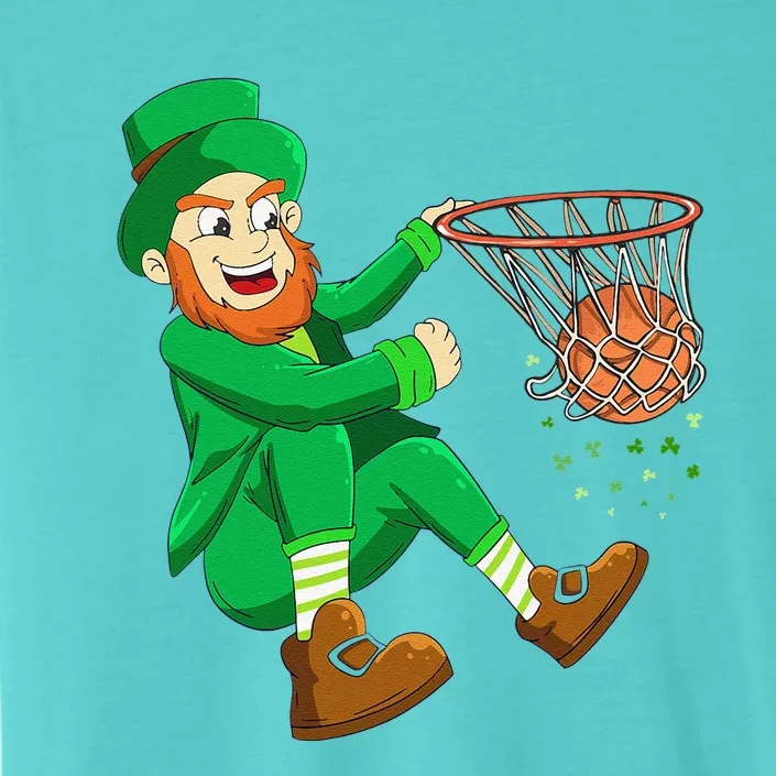 Basketball St Patricks Day Leprechaun ChromaSoft Performance T-Shirt