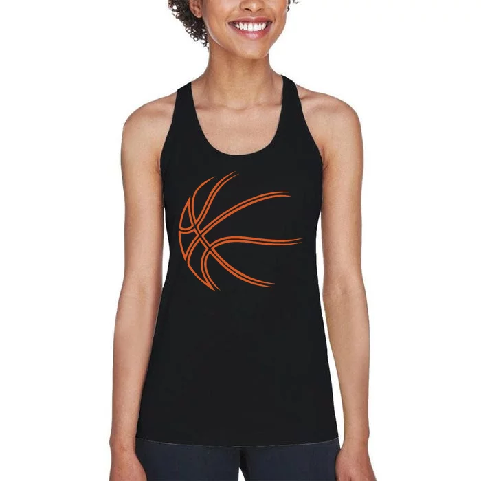 Basketball St Patricks Day Boy Shamrock Bball Player Sports Women's Racerback Tank