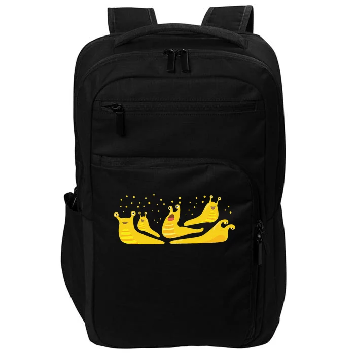 Banana Slug Party– Banana Slug Humor Banana Slug Squad Impact Tech Backpack