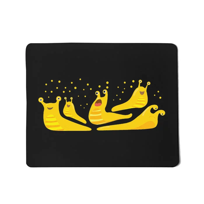 Banana Slug Party– Banana Slug Humor Banana Slug Squad Mousepad