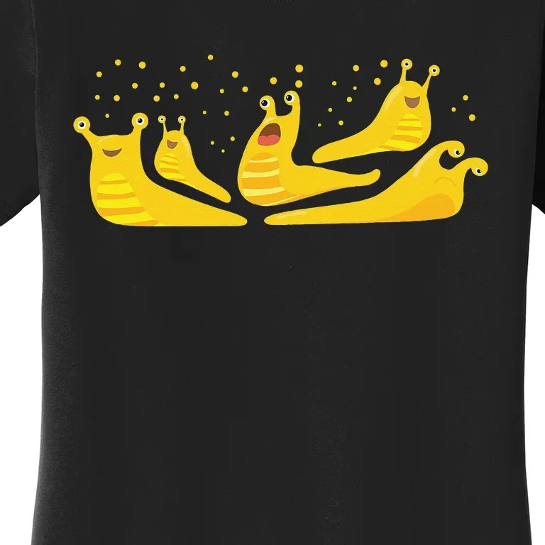 Banana Slug Party– Banana Slug Humor Banana Slug Squad Women's T-Shirt