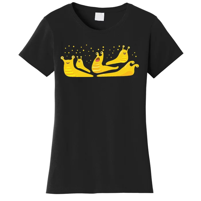 Banana Slug Party– Banana Slug Humor Banana Slug Squad Women's T-Shirt