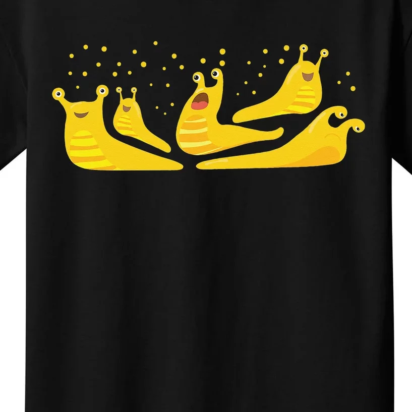 Banana Slug Party– Banana Slug Humor Banana Slug Squad Kids T-Shirt