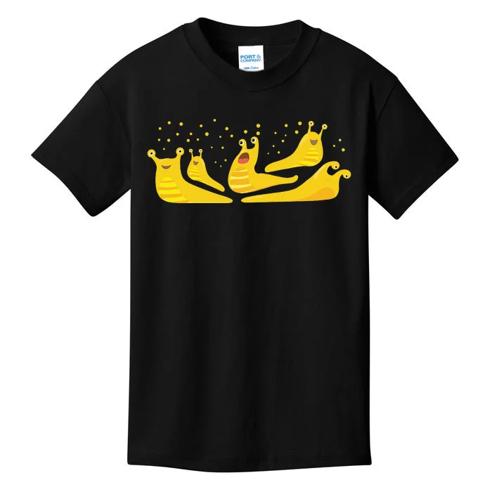 Banana Slug Party– Banana Slug Humor Banana Slug Squad Kids T-Shirt