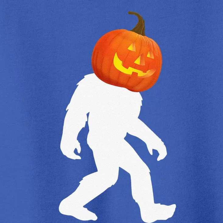 Bigfoot Sasquatch Pumpkin Halloween Costume Toddler T-Shirt