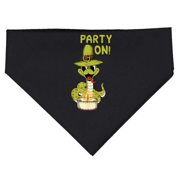 Birthday Snake Quote USA-Made Doggie Bandana