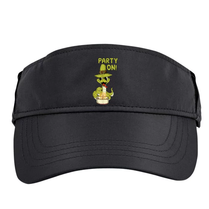 Birthday Snake Quote Adult Drive Performance Visor