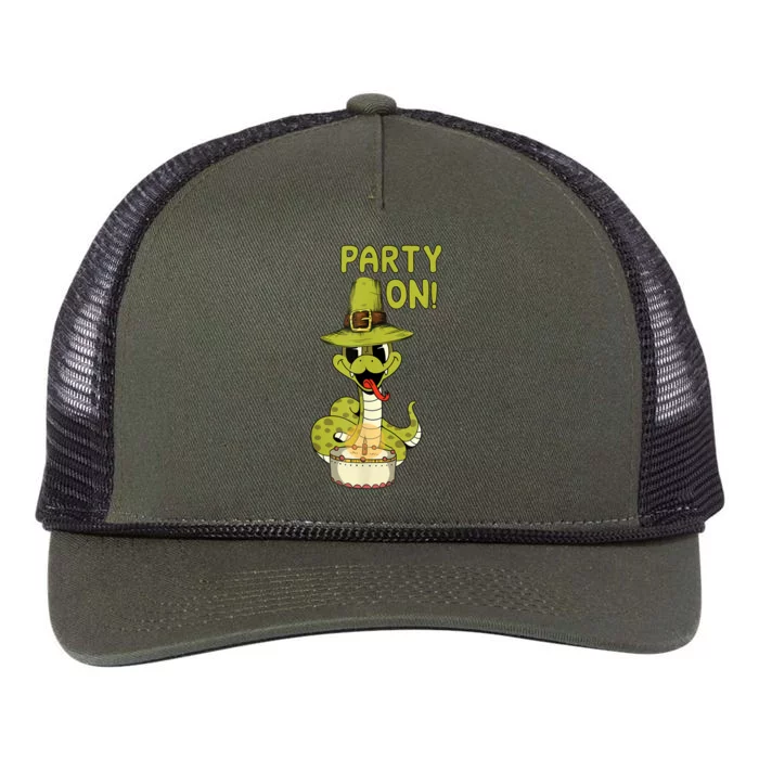 Birthday Snake Quote Retro Rope Trucker Hat Cap