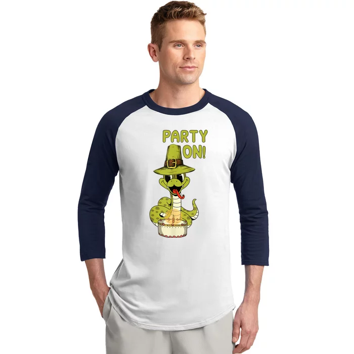 Birthday Snake Quote Baseball Sleeve Shirt