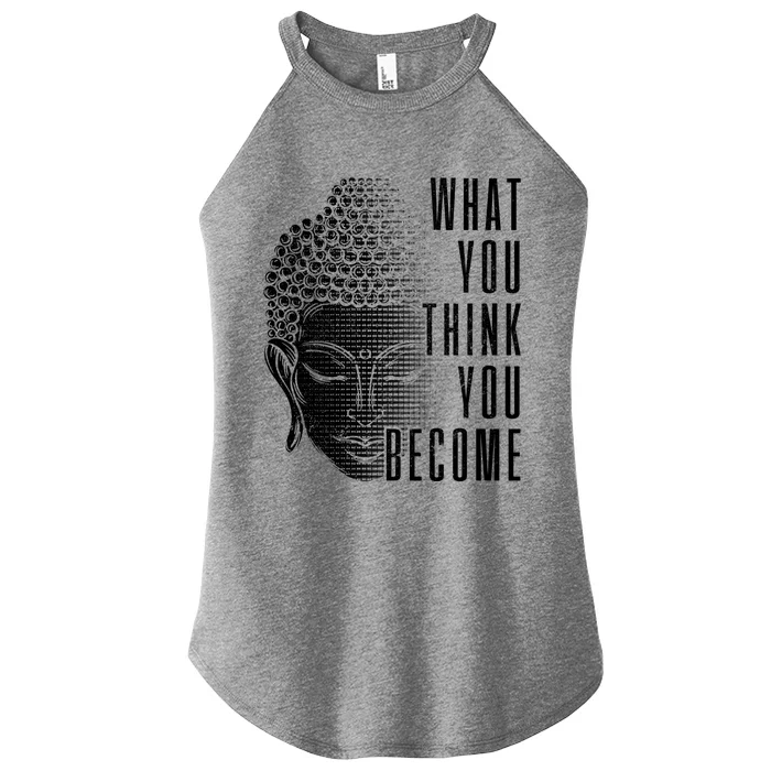 Buddha Spiritual Quote Buddhism Yogi Yoga Gift Women’s Perfect Tri Rocker Tank