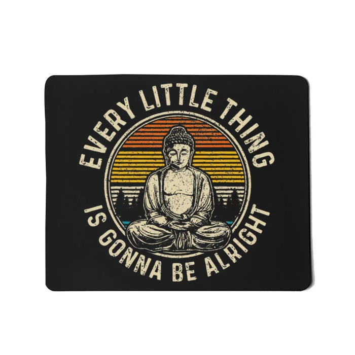 Buddha Spiritual Quote Buddhism Vintage Yogi Yoga Gift Mousepad