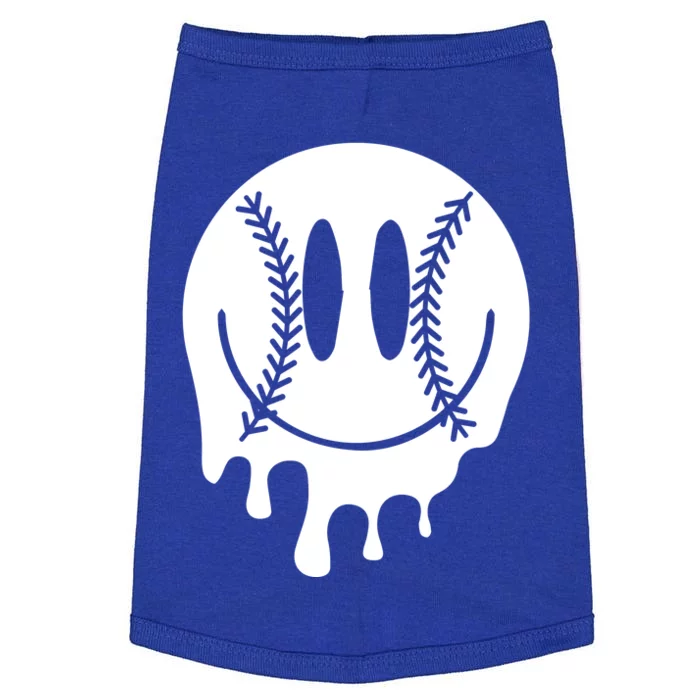 Baseball Smiley Retro Doggie Tank