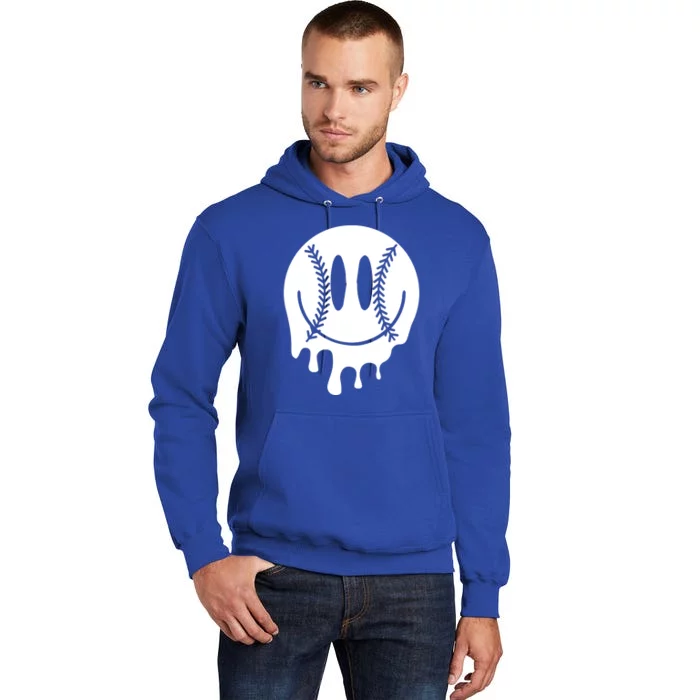 Baseball Smiley Retro Tall Hoodie