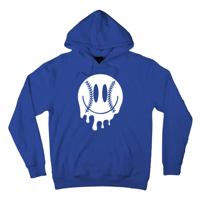 Baseball Smiley Retro Tall Hoodie