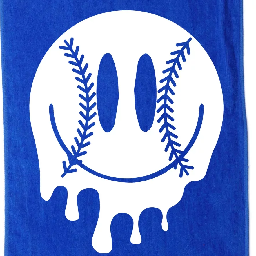 Baseball Smiley Retro Platinum Collection Golf Towel