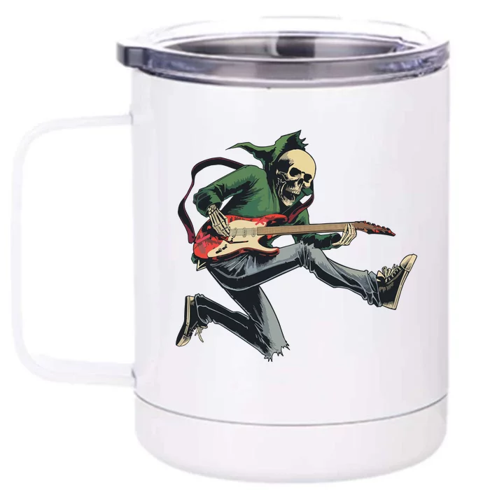 Band Shirts Rock And Roll Guitar For Men Band Tee Front & Back 12oz Stainless Steel Tumbler Cup