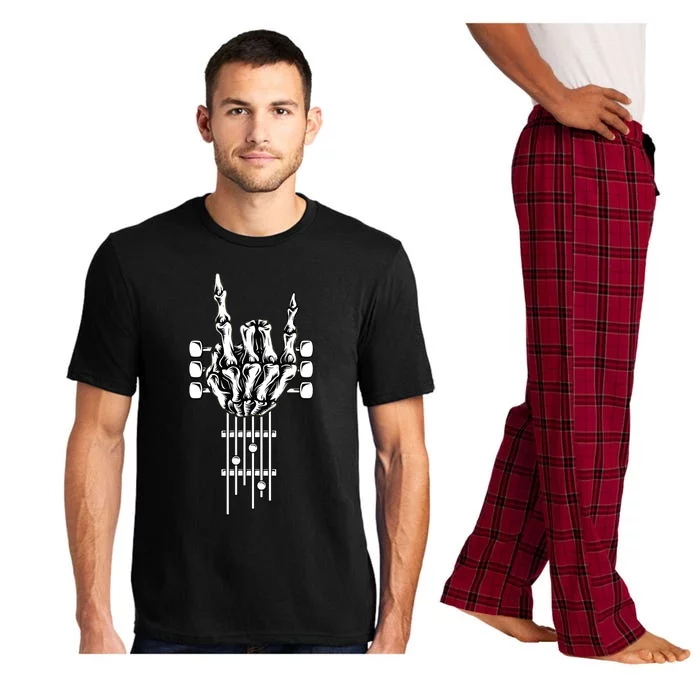 Band Shirts Rock And Roll Guitar For Men Band Tee Pajama Set