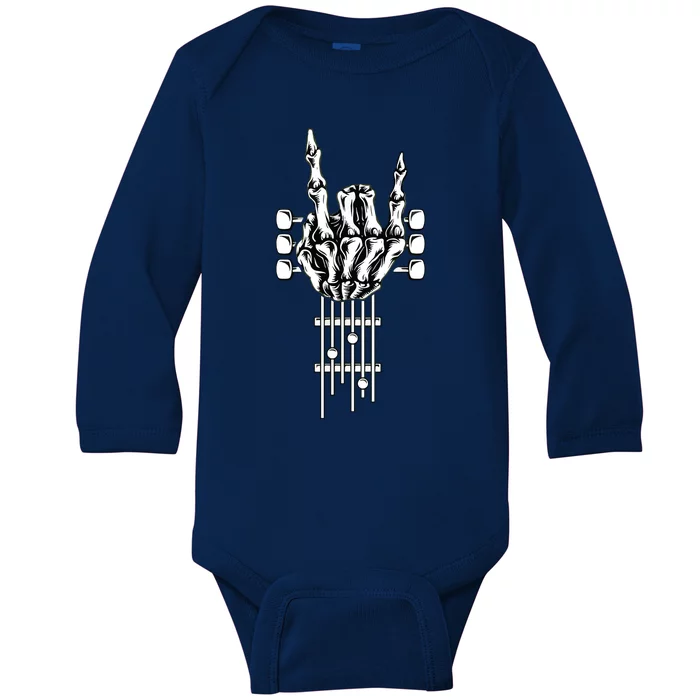 Band Shirts Rock And Roll Guitar For Men Band Tee Baby Long Sleeve Bodysuit