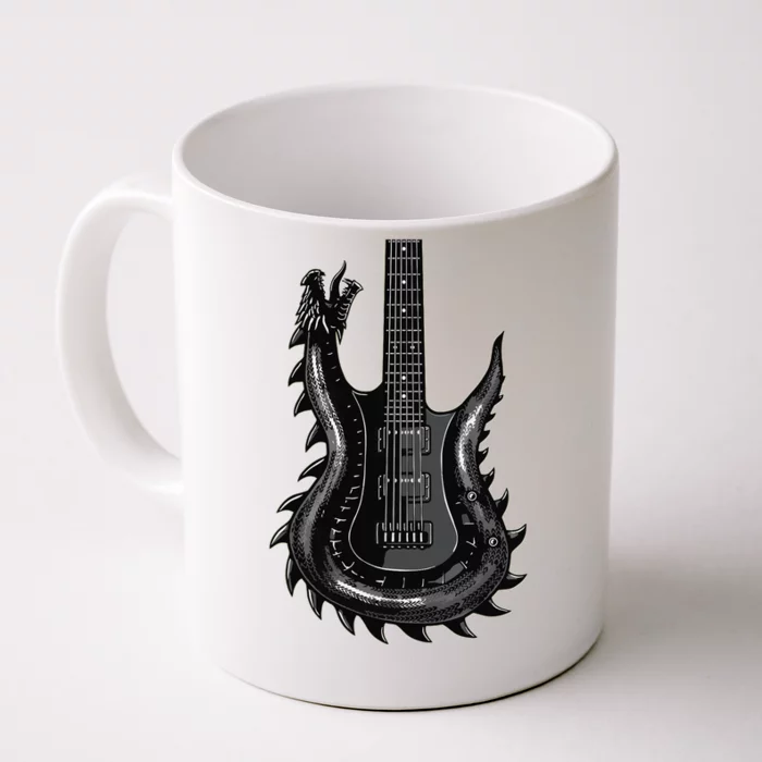 Band Shirts Rock And Roll Guitar For Men Band Tee Front & Back Coffee Mug