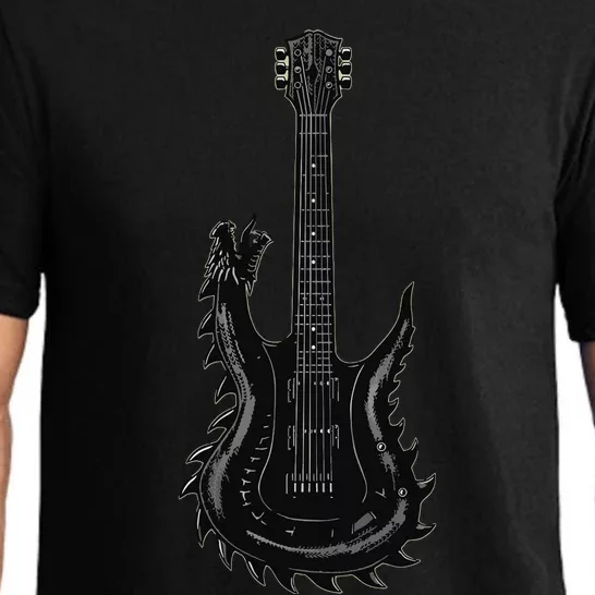 Band Shirts Rock And Roll Guitar For Men Band Tee Pajama Set