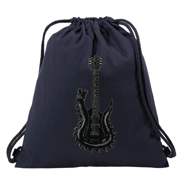 Band Shirts Rock And Roll Guitar For Men Band Tee Drawstring Bag