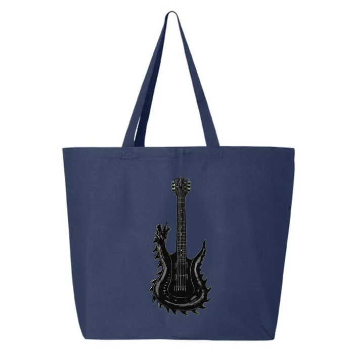 Band Shirts Rock And Roll Guitar For Men Band Tee 25L Jumbo Tote