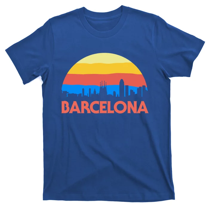 Barcelona Spain Retro Tourism Cool Gift T-Shirt