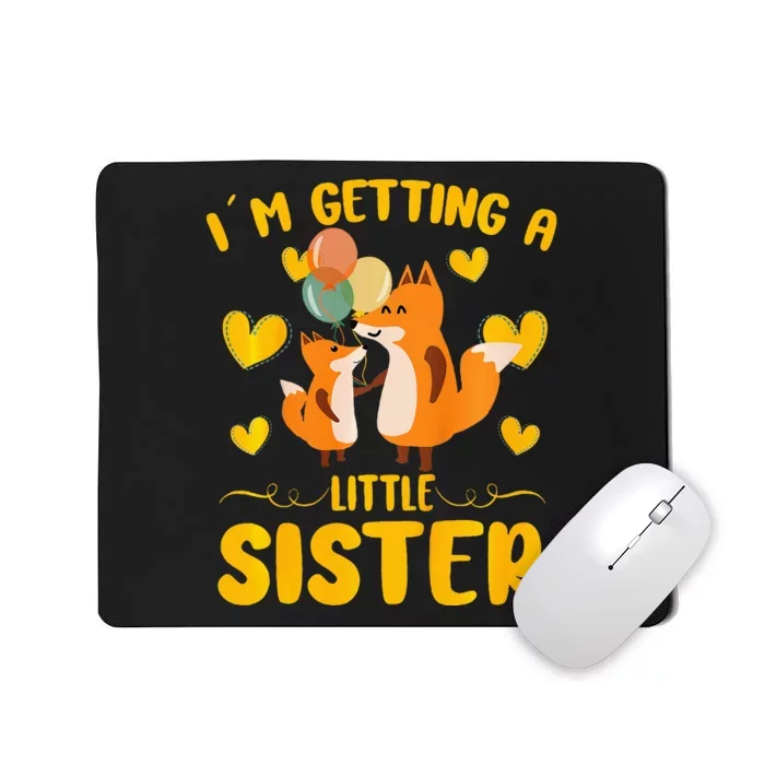 Baby Sister Reveal Im Getting A Little Sister Cute Fox Mousepad