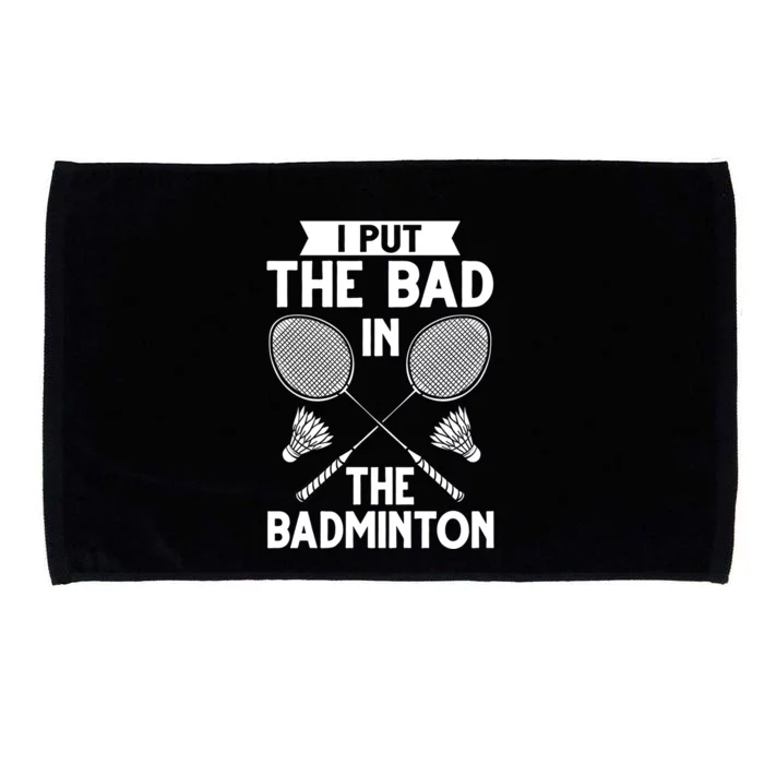 Badminton Shuttlecock Racket Birdie Player Cute Gift Microfiber Hand Towel