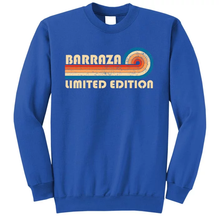 Barraza Surname Retro Vintage 80s 90s Birthday Sweatshirt