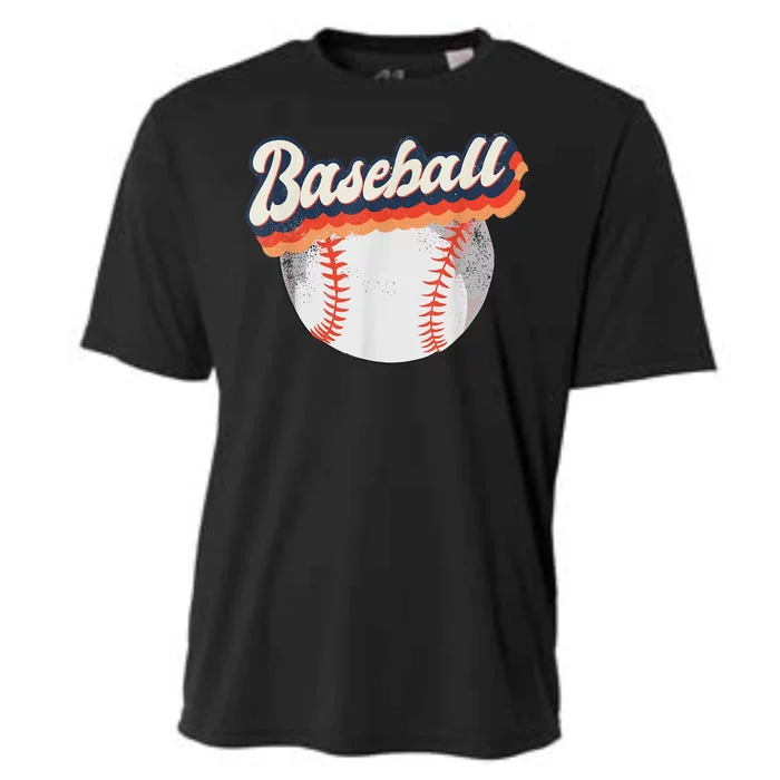 Baseball Sport Retro Cooling Performance Crew T-Shirt