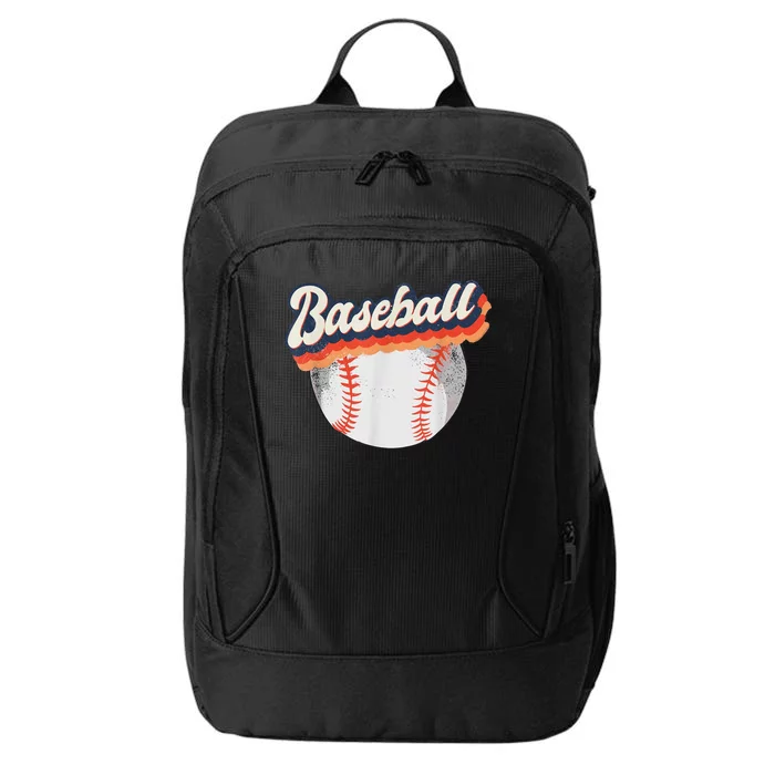 Baseball Sport Retro City Backpack