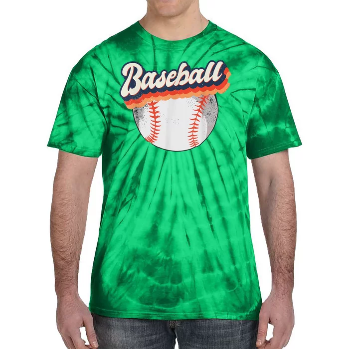 Baseball Sport Retro Tie-Dye T-Shirt