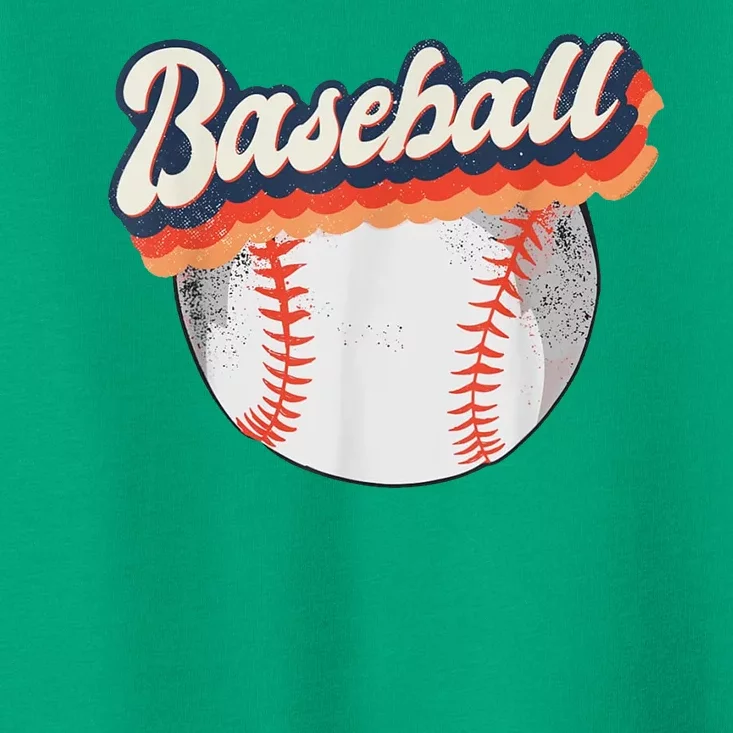 Baseball Sport Retro Toddler T-Shirt