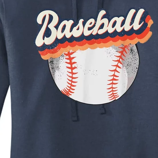 Baseball Sport Retro Women's Pullover Hoodie