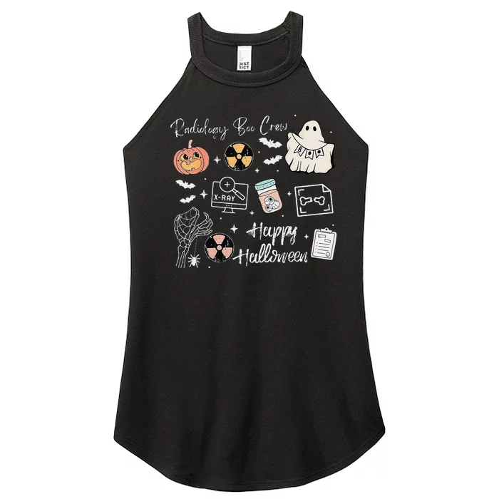 Boo Spooky Rad Tech Halloween Xray Fall Autumn Nurse Women’s Perfect Tri Rocker Tank