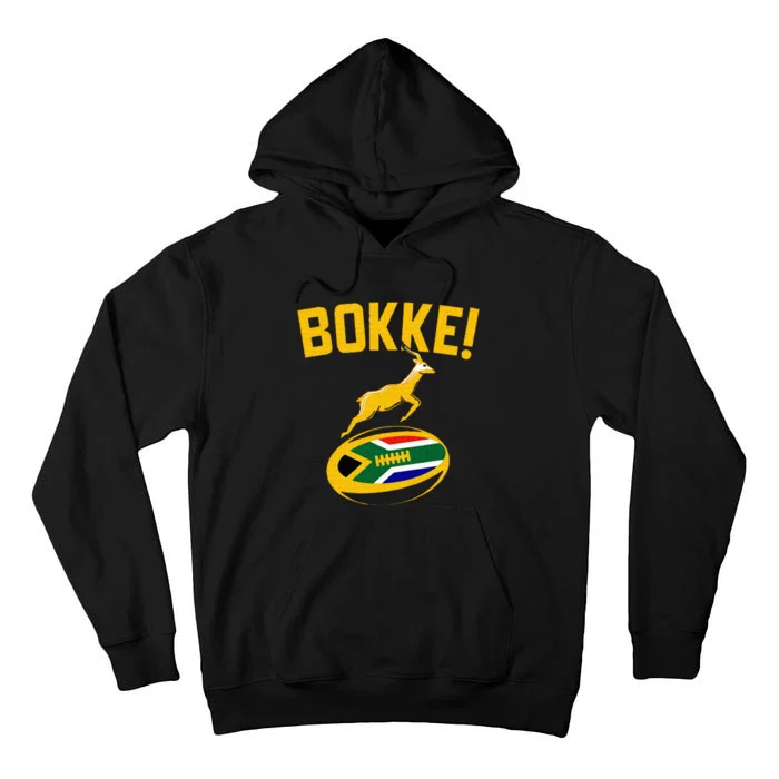 Bokke! Springbok Rugby South African Flag Tall Hoodie