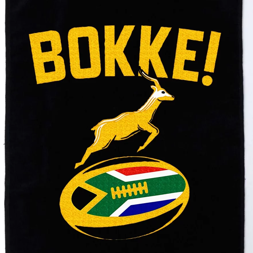 Bokke! Springbok Rugby South African Flag Platinum Collection Golf Towel