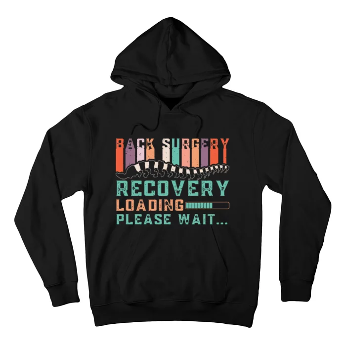 Back Surgery Recovery Funny Spinal Fusion Get Well Soon Hoodie