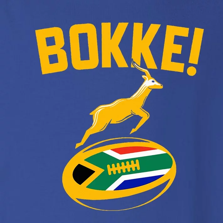 Bokke! Springbok Rugby South African Flag Toddler Long Sleeve Shirt