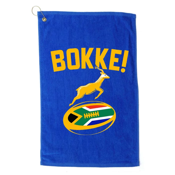 Bokke! Springbok Rugby South African Flag Platinum Collection Golf Towel