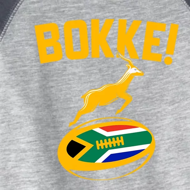 Bokke! Springbok Rugby South African Flag Toddler Fine Jersey T-Shirt