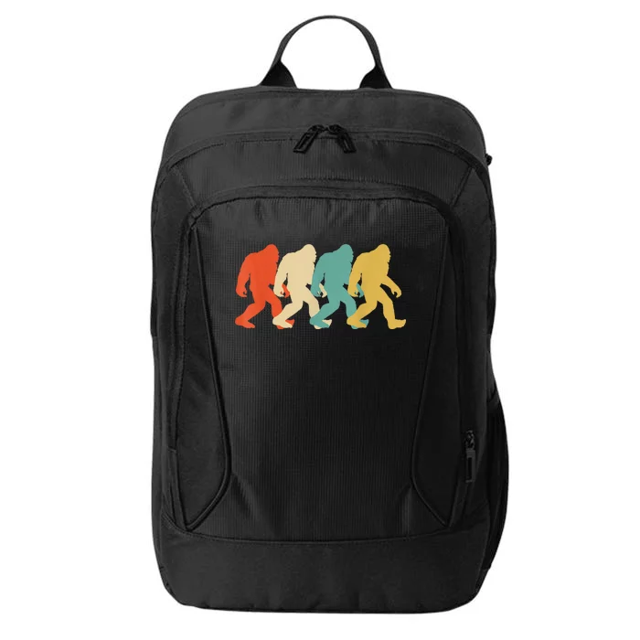 Bigfoot Silhouette Retro Pop Art Sasquatch Graphic City Backpack