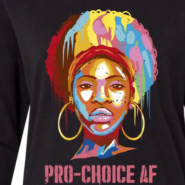 Black 'S Rights Pro Choice Af Feminist Meaningful Gift Womens Cotton Relaxed Long Sleeve T-Shirt