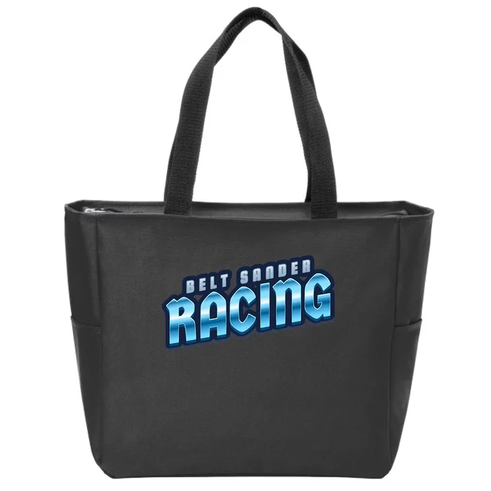 Belt Sander Racer Zip Tote Bag