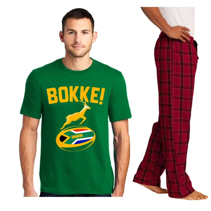 Bokke! Springbok Rugby South African Flag Pajama Set